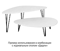 Стол журнальный Шеффилд Белый
