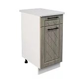 Шкаф нижний с ящиком ШН1Я 400 Барселона (седой клен) Серый