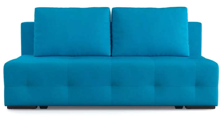 ф50а Прямой диван еврокнижка Марсель №1 (синий) 1