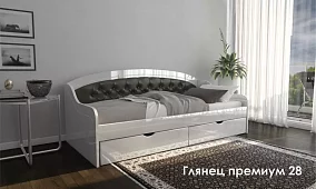 Кровать детская Глянец Кровати без механизма Белый