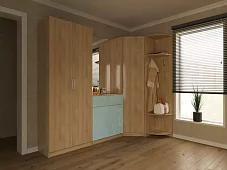 Прихожая глянец 3D 1 Бежевый 