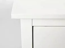Комод с 2 ящиками Хемнэс Белый