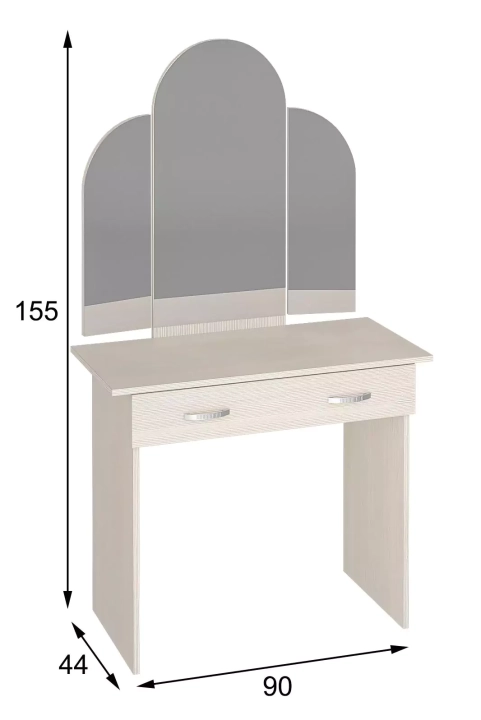 ф119 Туалетный стол Ронда (Бася) дизайн 3