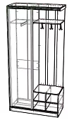 Прихожая Ника BMS Коричневый 