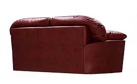 Кожаный диван Слип Выкатной Красный