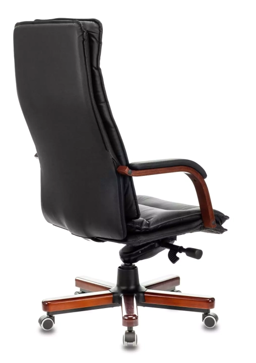 Кресло руководителя Бюрократ T-9927 Walnut, Черный