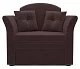 ф50а Кресло-кровать Малютка №2 (Велюр шоколад HB-178 16) 1