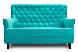 Прямой диван Каприз Без механизма Голубой