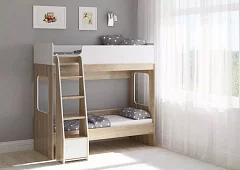 Двухъярусная кровать Легенда Кровати без механизма Бежевый