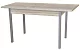 Стол обеденный раздвижной Колорадо Дуб сонома/Серебристый металлик