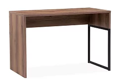 Стол Ниа 115х60 дуб делано темный / черный матовый Коричневый