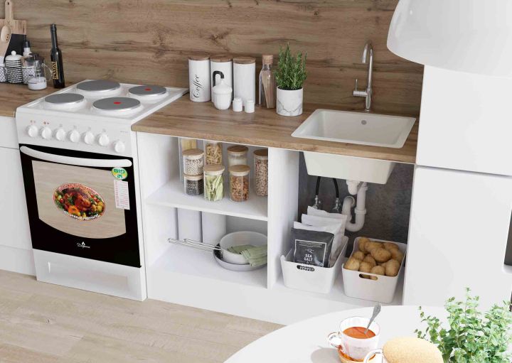Кухня Paola 2.4м, Белый