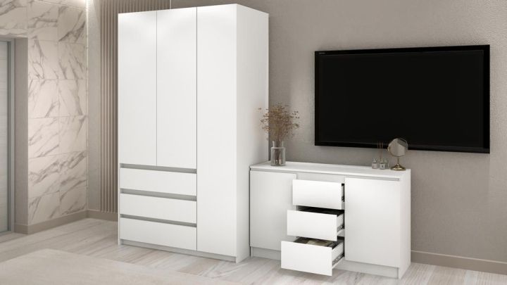 Комплект в прихожую Акация 2.5 м, Белый