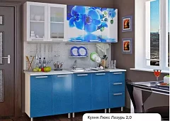 Кухня Люкс 2 м фотопечать лазурное небо Голубой