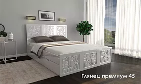 Кровать Глянец Кровати без механизма Белый