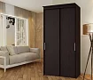 Шкаф-купе Эконом Миллениум 1184х2400х423 темный, Коричневый
