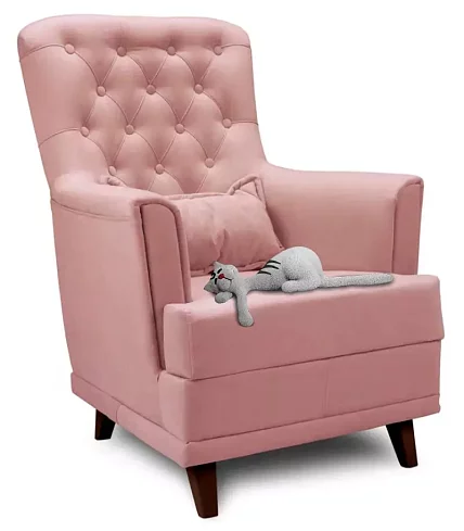 Кресло Каприз Меланж, Розовый