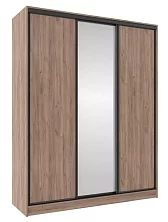 Шкаф-купе 3-дверный Home с одним зеркалом дизайн 9