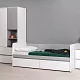 Кровать 80х190 см с ящиками Торонто, Белый