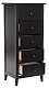Комод Leset Мира 05, Черный