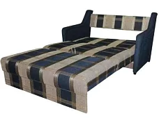 Прямой диван Веста Мини Раскладушка Синий 