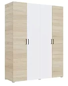 Шкаф Квадро 4-х ств 1800 Белый 