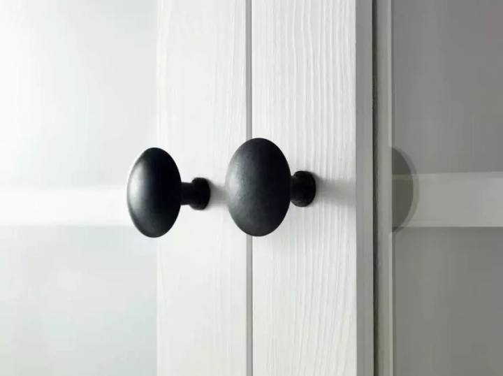 Шкаф-витрина с 3 ящиками HEMNES, Белый