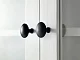 Шкаф-витрина с 3 ящиками HEMNES, Белый