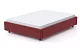 Мягкая кровать SleepBox 140 без изголовья, Красный