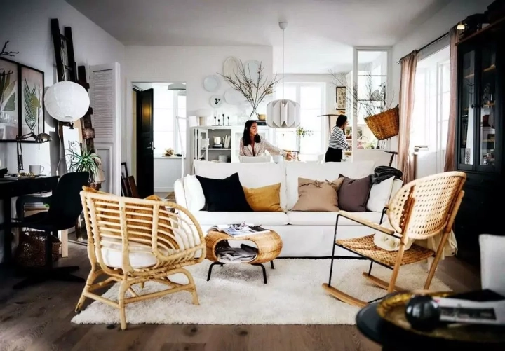 Шкаф со стеклянной дверцей HEMNES, Белый