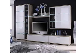 Стенка Глянец 24 Белый