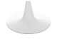 Стеклянный стол Tulip 90 white, Белый