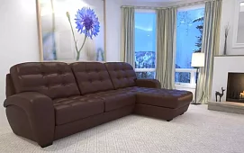 Угловой диван Соло Без механизма Белый 