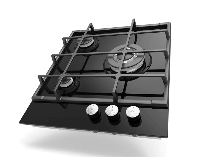Газовая варочная поверхность GVG 431 BL, Черный