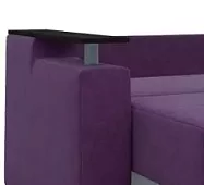 Прямой диван лотос Еврокнижка Фиолетовый