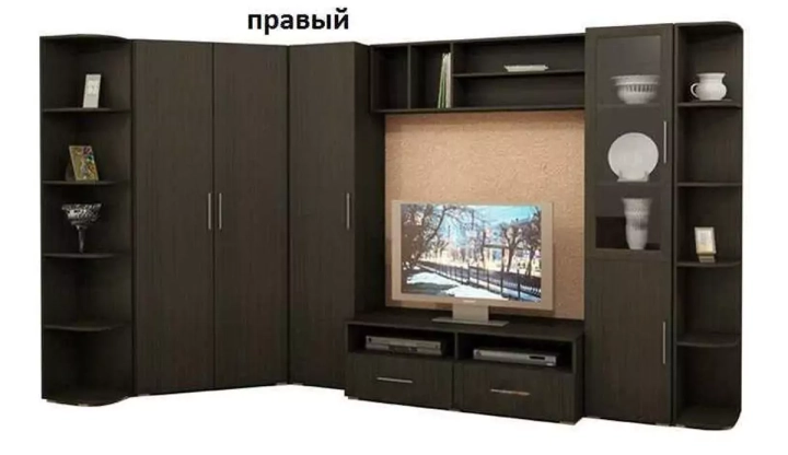 Стенка Беретта, Венге темный