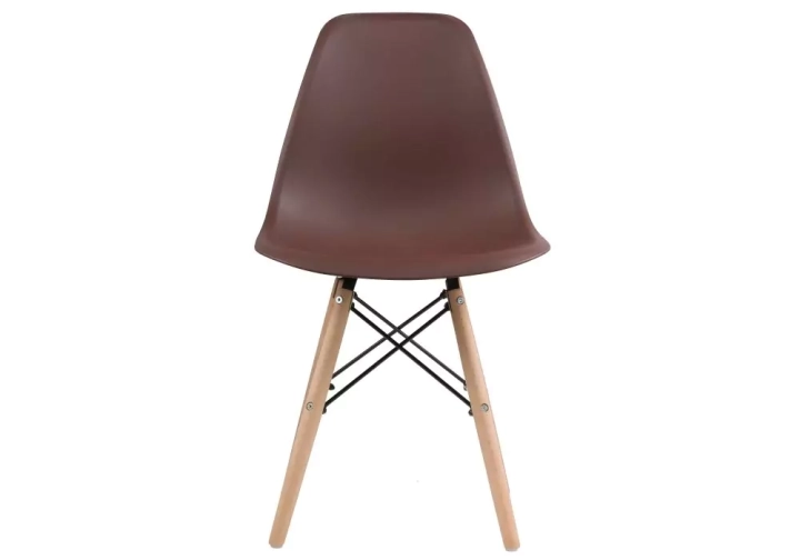 ф208а Стул деревянный Eames PC-015 brown