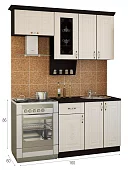 Кухня Беларусь 1 МДФ на заказ Бежевый 