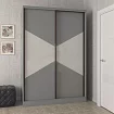 Шкаф-купе Фортуна 7 топ лайн, Серый