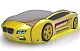 Кровать-машина Roadster БМВ, Желтый