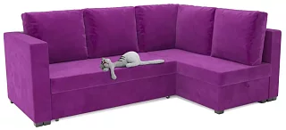 Угловой диван Мансберг Дельфин Фиолетовый