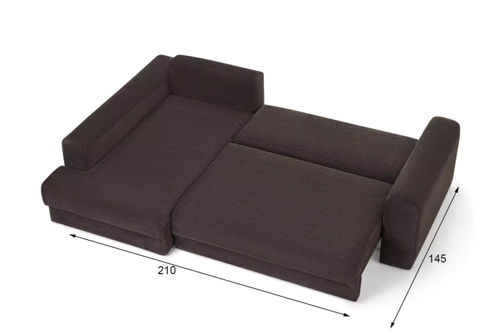 ф258 Угловой диван-кровать Мэдисон дизайн 5 разлож размеры