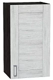 Шкаф верхний с 1-ой дверцей Лофт 720х400 Nordic Oak/Венге