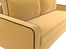 Прямой диван Лига-009 Еврокнижка Желтый
