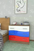 Комод Мебелеф-10 Красный