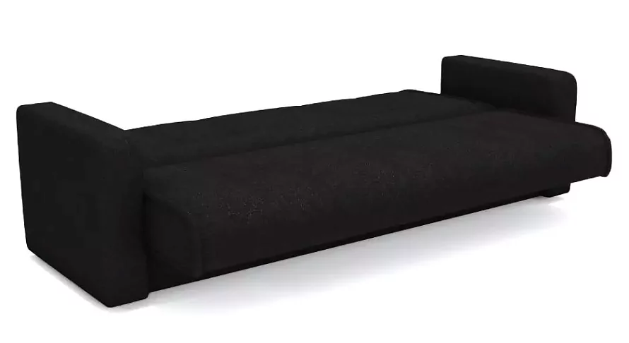 Прямой диван Милан, Черный