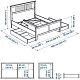 Каркас кровати с 4 ящиками HEMNES, Белый