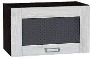 Шкаф верхний горизонтальный остекленный Лофт 600 Nordic Oak/Венге