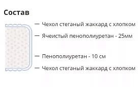 Матрас Ролл Слип (Ролл Слип) Белый