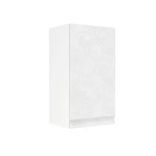 Шкаф верхний ШВ 400 Бруклин (бетон белый) 